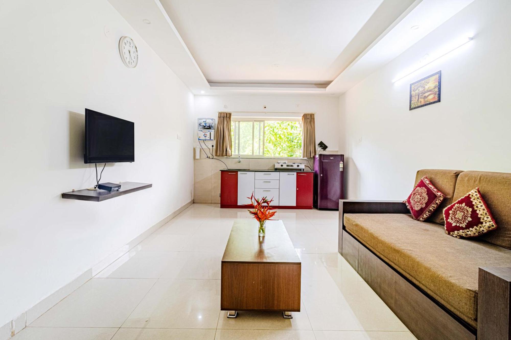 4Bhk Sparkling Apartment Near Beach Pool & Bar 2Bhkx2 Vagator Eksteriør bilde