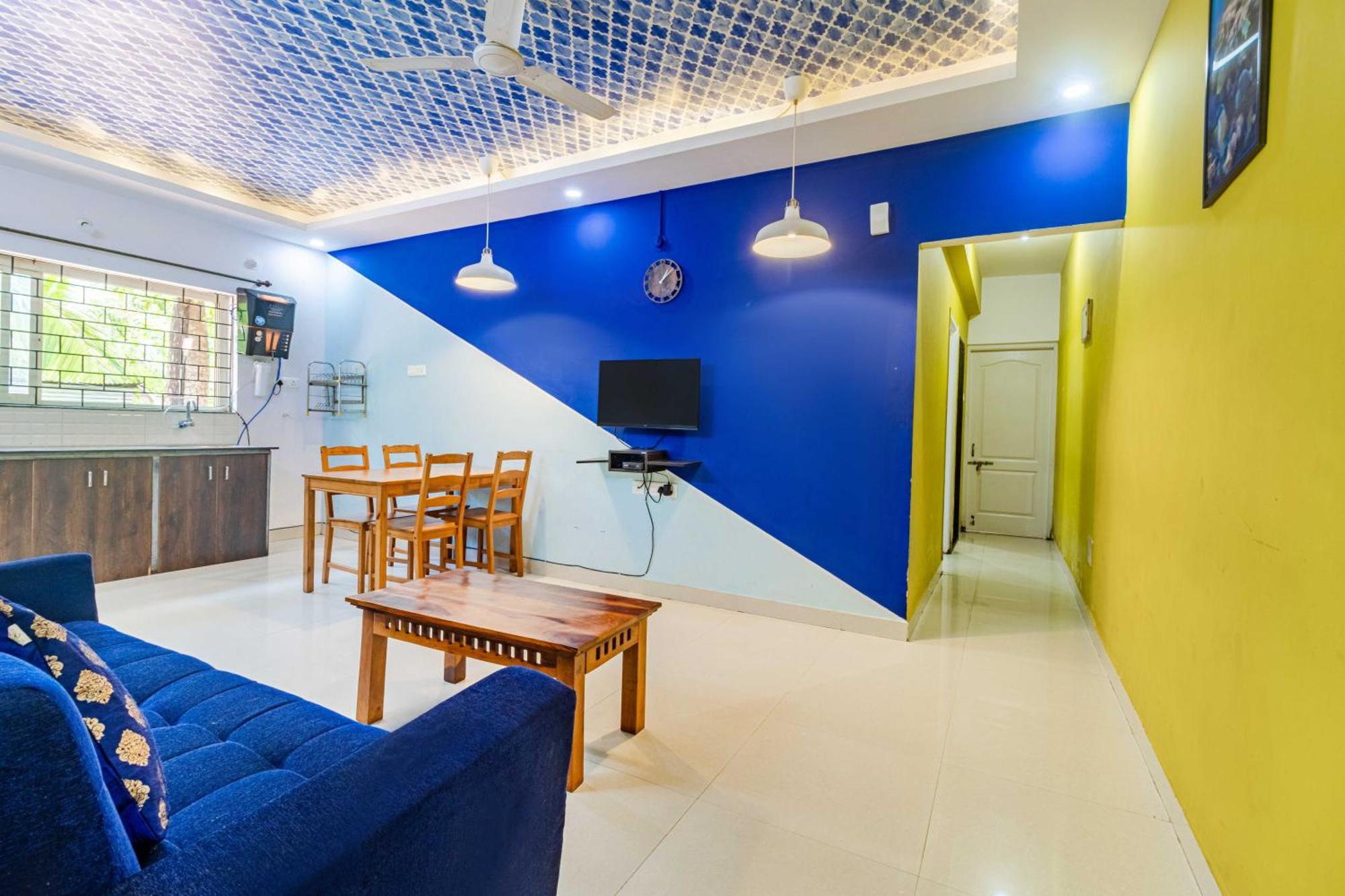 4Bhk Sparkling Apartment Near Beach Pool & Bar 2Bhkx2 Vagator Rom bilde