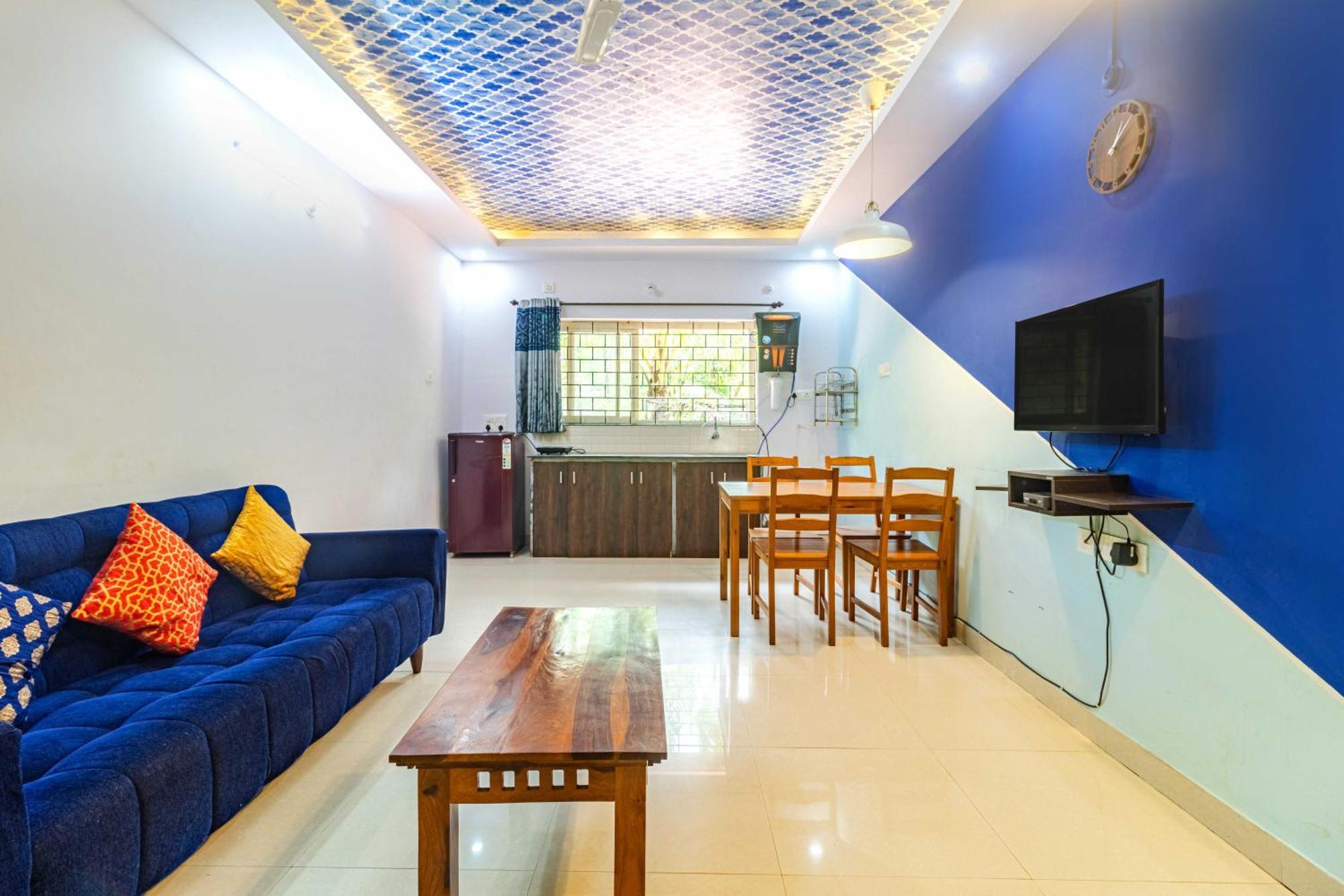 4Bhk Sparkling Apartment Near Beach Pool & Bar 2Bhkx2 Vagator Rom bilde