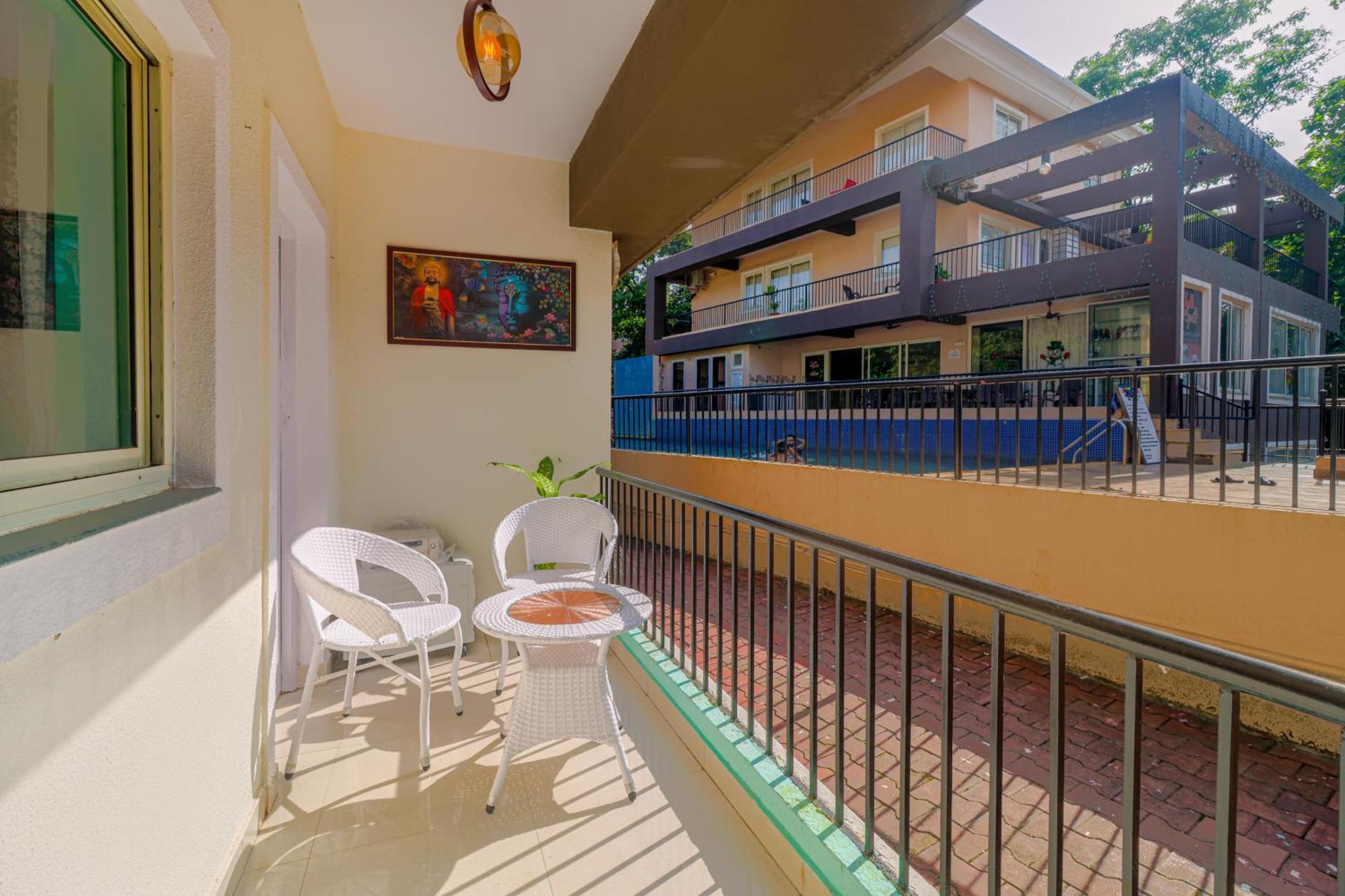 4Bhk Sparkling Apartment Near Beach Pool & Bar 2Bhkx2 Vagator Eksteriør bilde