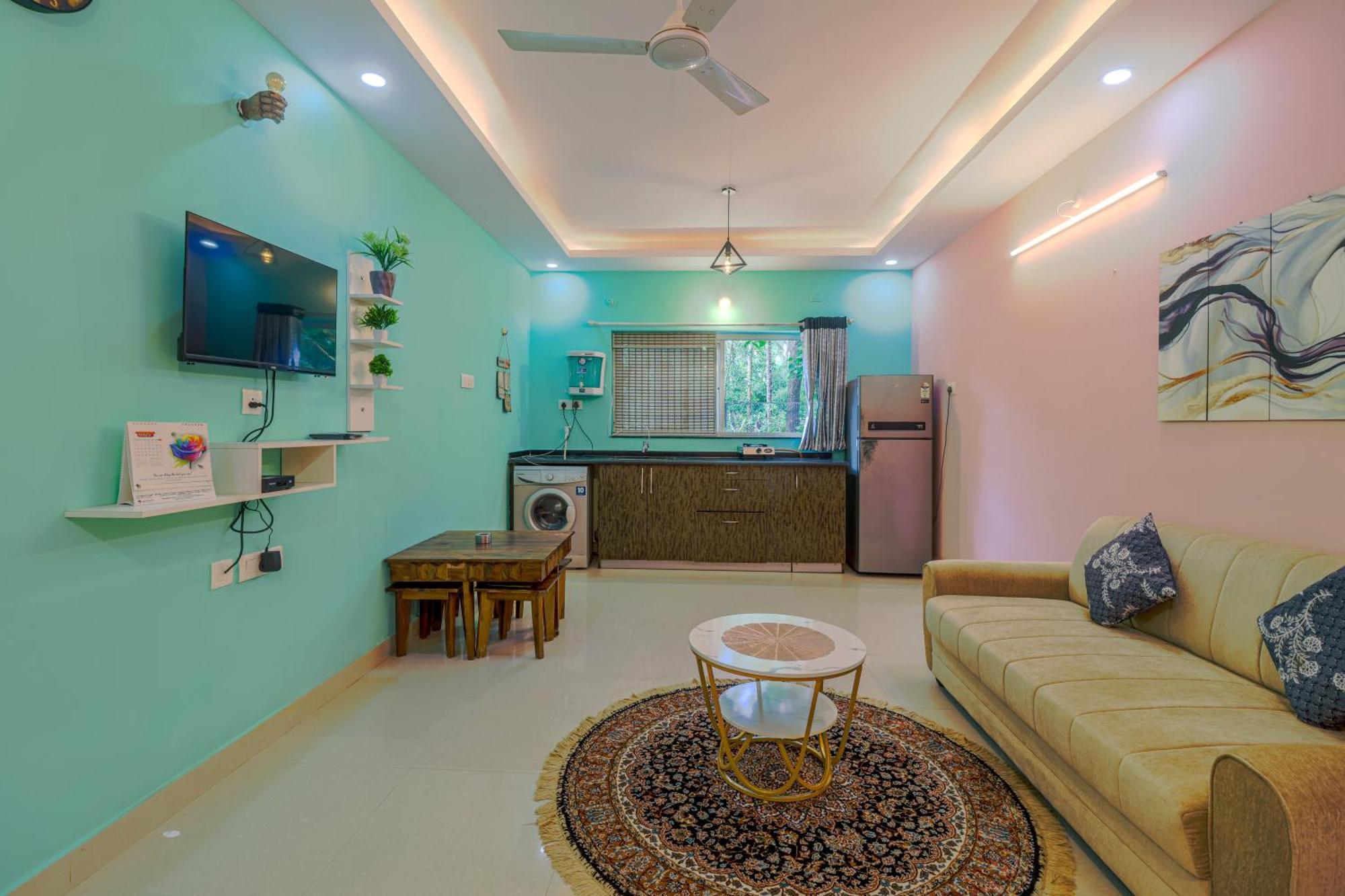 4Bhk Sparkling Apartment Near Beach Pool & Bar 2Bhkx2 Vagator Rom bilde