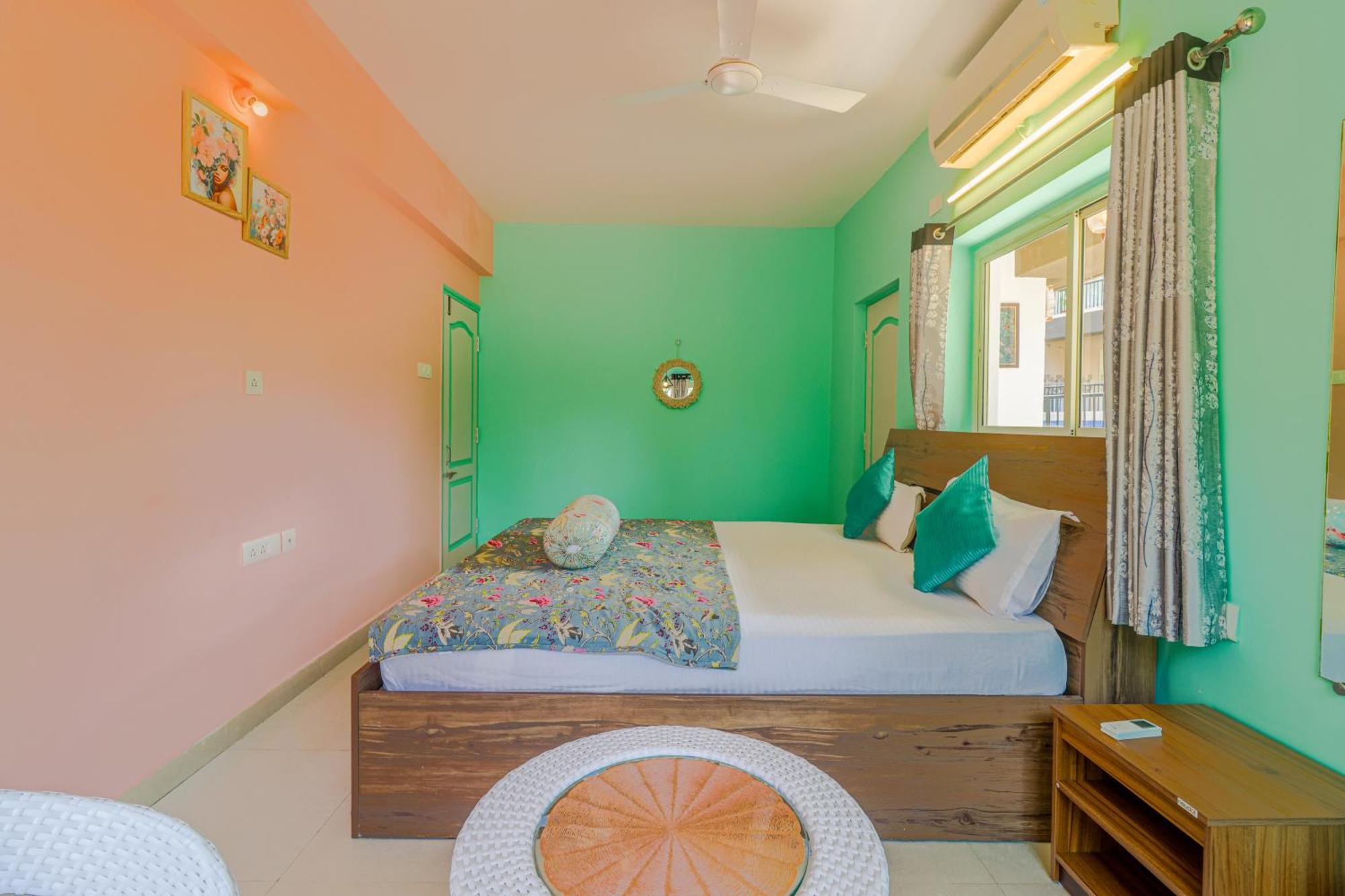 4Bhk Sparkling Apartment Near Beach Pool & Bar 2Bhkx2 Vagator Rom bilde