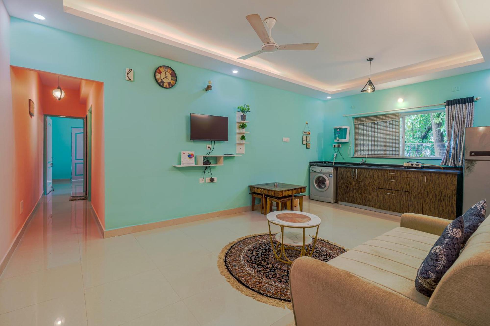 4Bhk Sparkling Apartment Near Beach Pool & Bar 2Bhkx2 Vagator Eksteriør bilde
